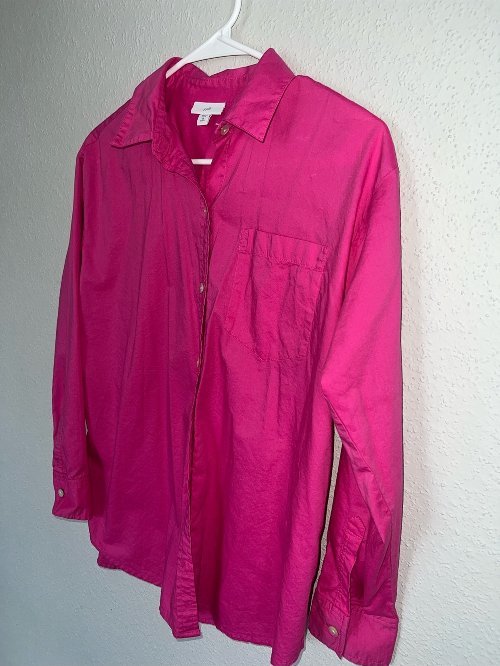 H&M Fuchsia Button-Down Shirt